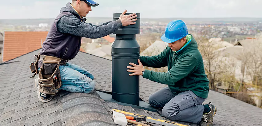 Chimney Flashing Replacement for Storm Damage in Janesville