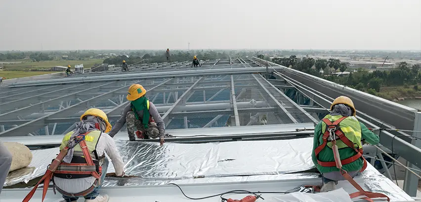 Commercial Roof Installation in Janesville