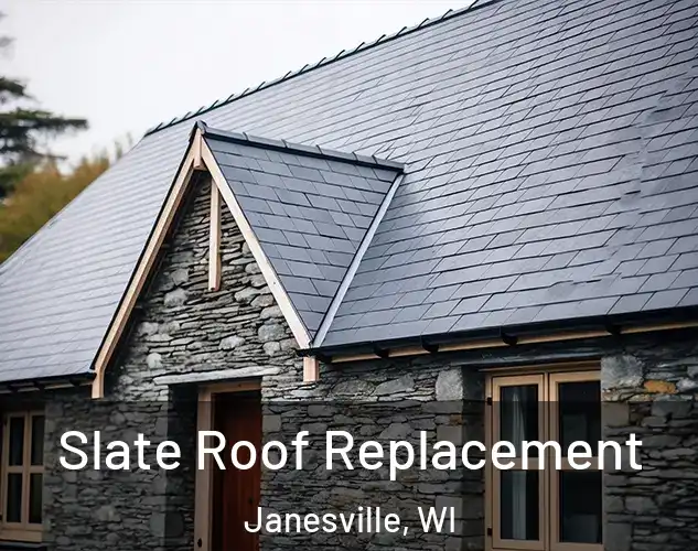  Slate Roof Replacement Janesville, WI