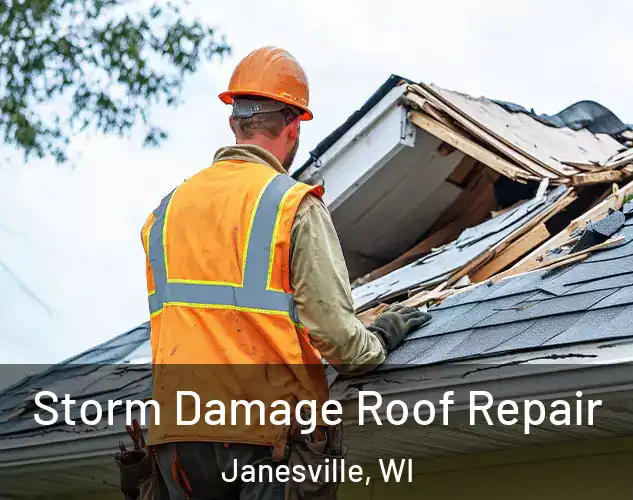  Storm Damage Roof Repair Janesville, WI