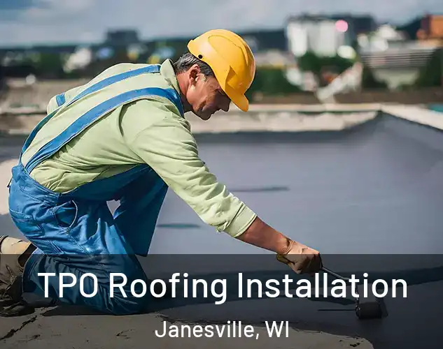  TPO Roofing Installation Janesville, WI